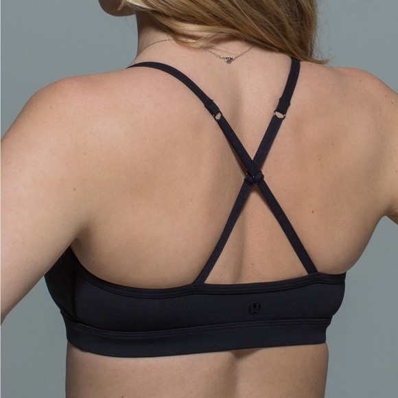 Used Lululemon Future Varsity Bra Navy Sz 10 - Picture 2 of 9